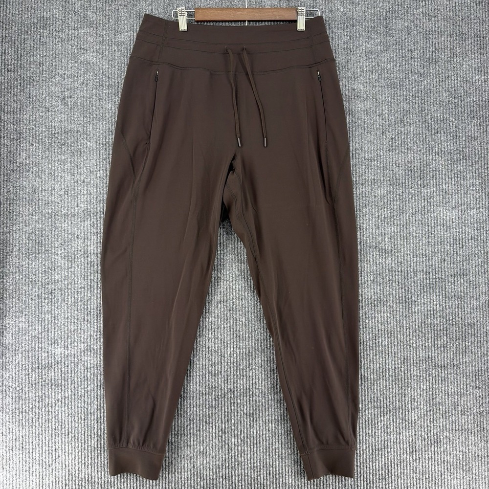 Duluth Trading Co NoGA Air jogger pants brown women's medium stretch athleisure